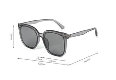 Men's Polaroid Square 'Alistair' Plastic Sunglasses