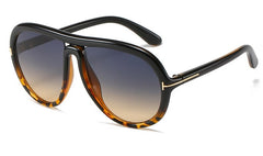 Women's Oversized Pilot 'Lady V' Plastic Sunglasses