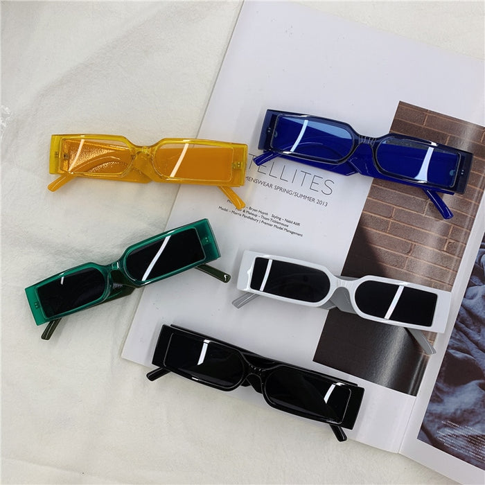 Women's Rectangle 'Jade' Plastic Sunglasses