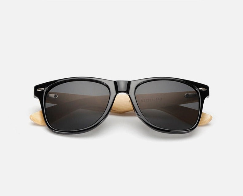 Men's Retro Square 'Summer' Wooden Sunglasses