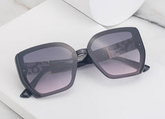 Women's Square 'Tiff High' Plastic Sunglasses