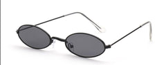 Women's Oval 'Brute' Metal Sunglasses