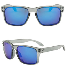 Men's Polarized Square 'Trevor Sign' Plastic Sunglasses