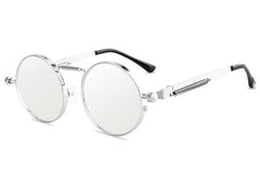 Men's Vintage Round 'Baron Von' Metal Sunglasses