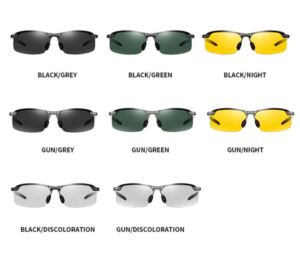 Men's Square "Robo Guy" Photochromic Sunglasses