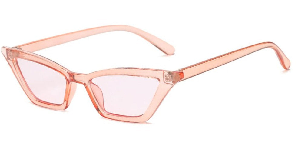 Unisex Vintage Cat Eye 'Summer Desert ' Plastic Sunglasses