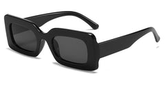 Women's Vintage Rectangle 'Boulder' Plastic Sunglasses