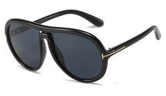 Women's Oversized Pilot 'Lady V' Plastic Sunglasses