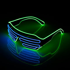 Unisex Luminous 'Naksu' Glowing Costume Sunglasses