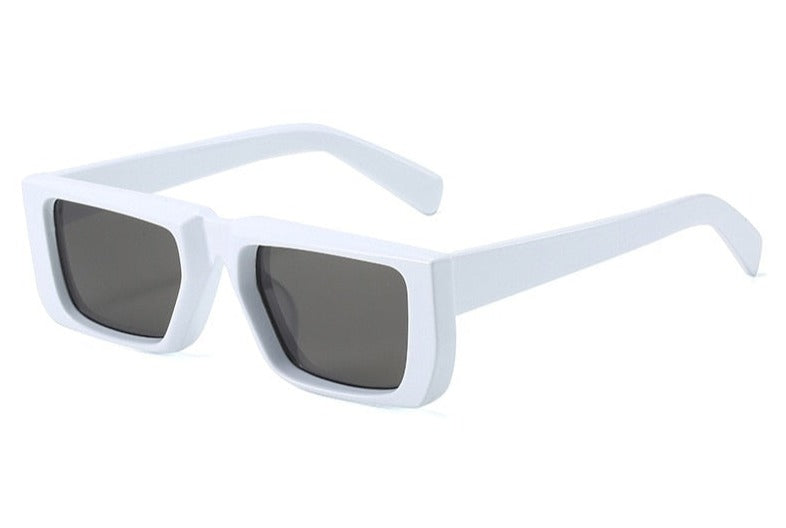 Men's Rectangular 'The Hammer Man' Plastic Sunglasses