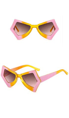 Women's Retro Cat Eye 'Diabolical' Plastic Sunglasses