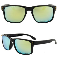 Men's Polarized Square 'Trevor Sign' Plastic Sunglasses