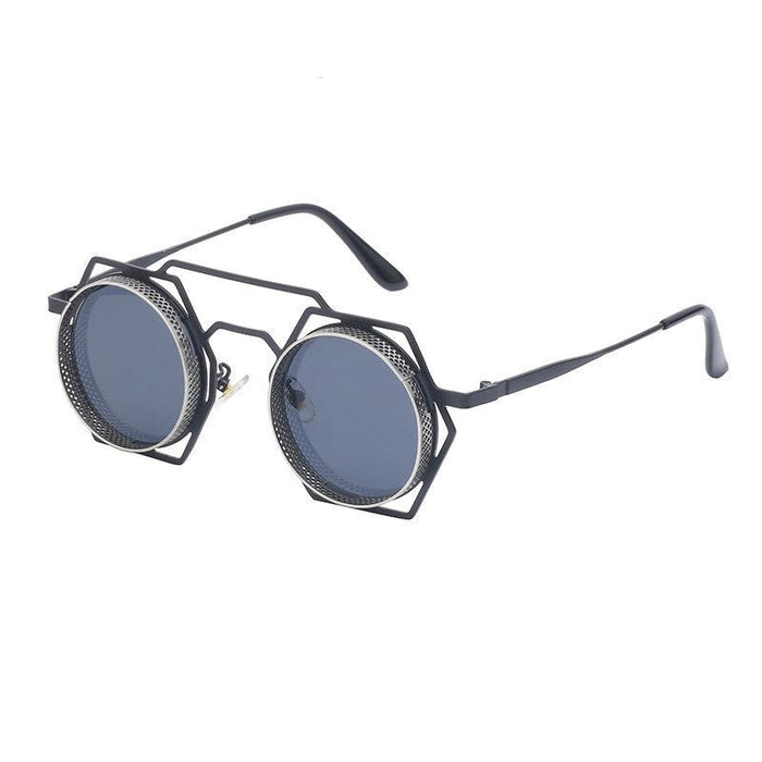 Unisex Round Steampunk ' Magic Spells' Plastic Sunglasses