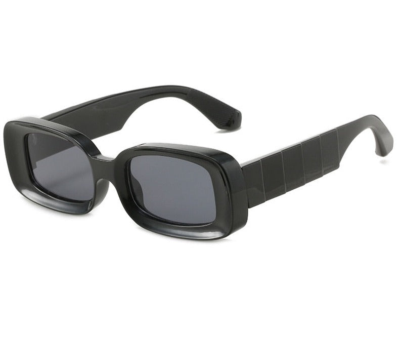 Unisex Retro Oval 'Dagny Blue' Plastic Sunglasses