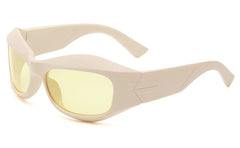 Women's Oversized Cycling 'Neve Sports' Plastic Sunglasses