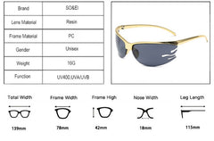 Women's Semi-Rimless Cat Eye 'The Coolness' Plastic Sunglasses