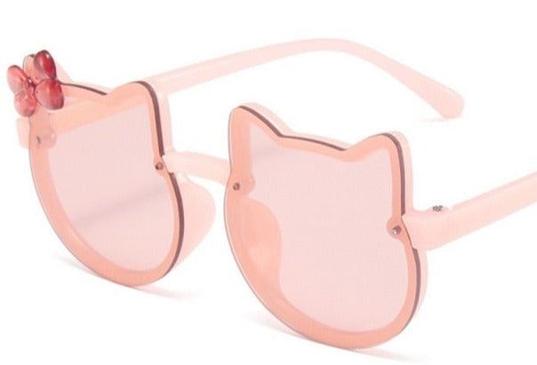 Kid's Girls Pilot 'Princess and Eye' Metal Sunglasses