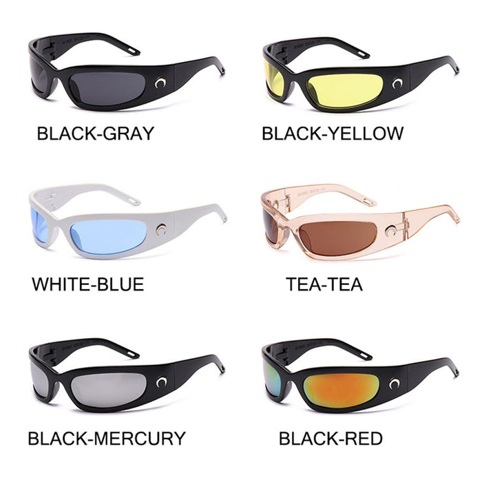 Buy New Specs Rectangular Sunglasses Red, Black, Yellow, Blue