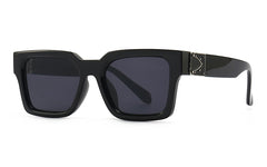 Men's Square 'Glare Sky' Plastic Sunglasses