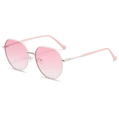 Women's Polarized 'Terror' Hexagonal Sunglasses