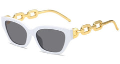 Women's Vintage Cat Eye 'Golden' Plastic Sunglasses