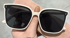 Women's Oversized Square 'Peppermint' Plastic Sunglasses