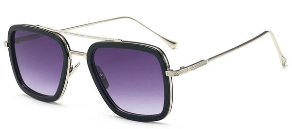 Unisex Costume Polarized 'Mission Eye Wear' Metal Sunglasses