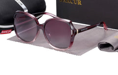 Women's Oversized Square 'Fiesty Chic' Plastic Sunglasses