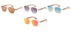 Men's Zebra Wood 'Tasteful' Temple Sunglasses