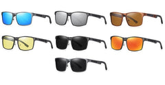 Men's Aluminium 'Prime' Square Sunglasses