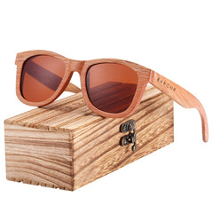 Men's Polarized Square 'Neaty' Wooden Sunglasses