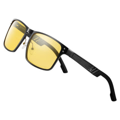 Men's Square Polarized 'Harlow Aye Wear' Metal Sunglasses