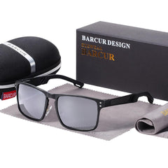 Men's Aluminium 'Prime' Square Sunglasses