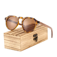 Women's Wood Temple 'Firefly' Polarized Sunglasses