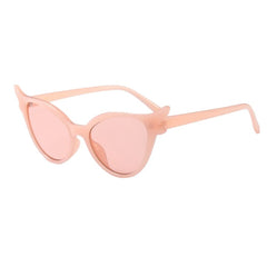 Women's Vintage Cat Eye 'Evil's Eye' Plastic Sunglasses