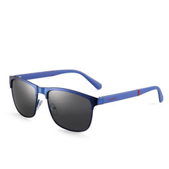 Men's Polarized Square 'High Brow' Metal Sunglasses