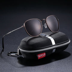 Men's Polarized Hexagonal 'Vida Men' Metal  Sunglasses