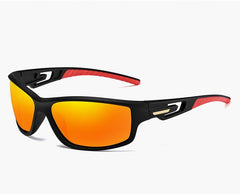 Men's Round Sport 'Running Men' Plastic Sunglasses