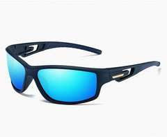 Men's Round Sport 'Running Men' Plastic Sunglasses