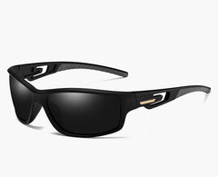 Men's Round Sport 'Running Men' Plastic Sunglasses