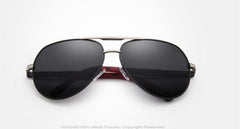 Men's Polarized Aviator ' Jerry Maguire' Metal  Sunglasses