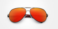 Men's Polarized Aviator ' Jerry Maguire' Metal  Sunglasses