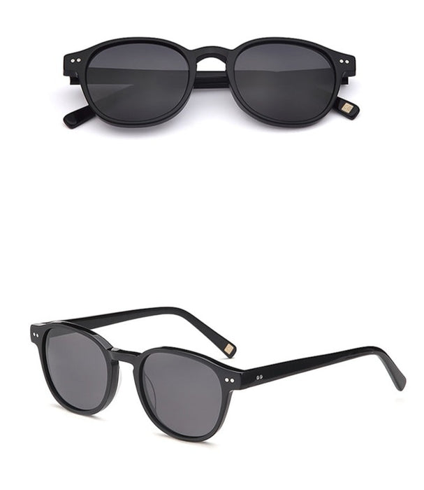 Men's Vintage Round 'Snow Lady' Plastic Sunglasses — Eye Shop Direct