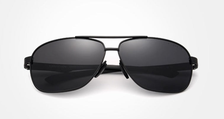Men's Polarized Round 'Best Men' Metal Sunglasses