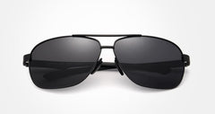 Men's Polarized Round 'Best Men' Metal Sunglasses