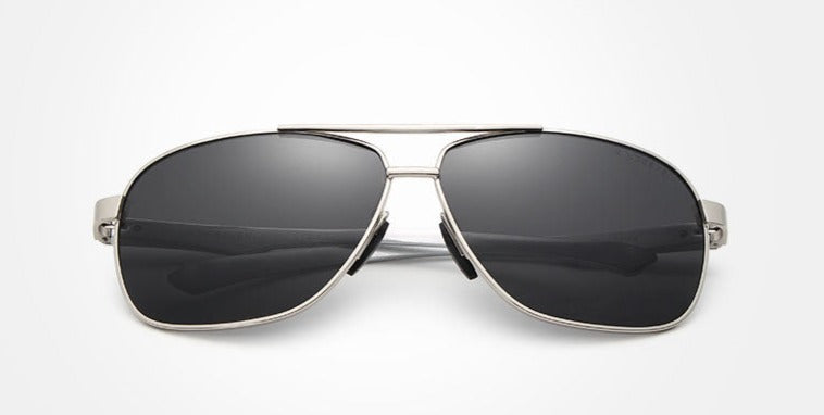 Men's Polarized Round 'Best Men' Metal Sunglasses