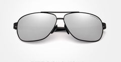 Men's Polarized Round 'Best Men' Metal Sunglasses