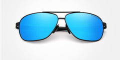 Men's Polarized Round 'Best Men' Metal Sunglasses