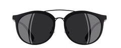 Women's Modern Round 'Chukie Eye' Plastic Sunglasses