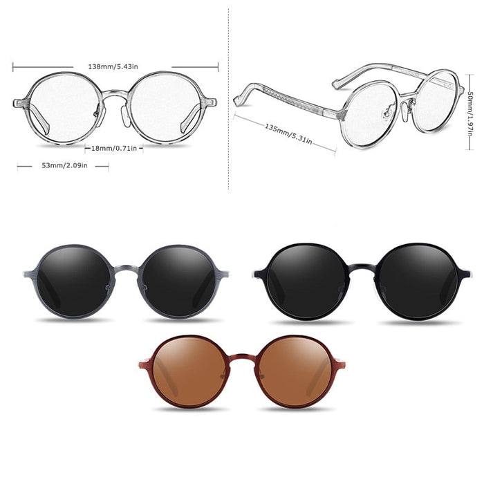 Unisex Polarized Oval 'Vanilla Snow' Metal  Sunglasses
